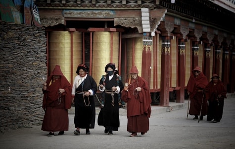 风光-旅行-纪实-寺庙-木雅大寺 图片素材