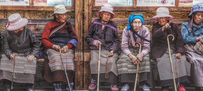 旅行-信仰-纪实-藏地密码-老人 图片素材
