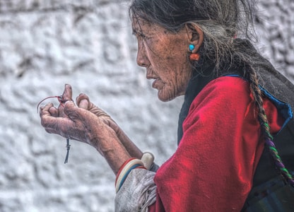旅行-信仰-纪实-藏地密码-女性 图片素材