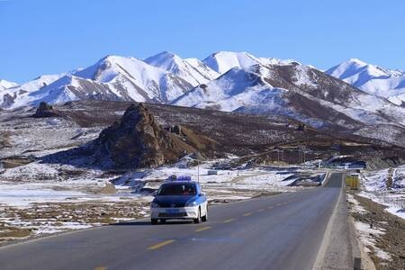 旅拍-大西北-风景-风光-道路 图片素材