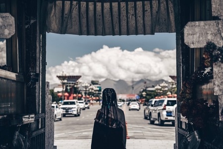 旅行-西藏-人文-情绪-女人 图片素材