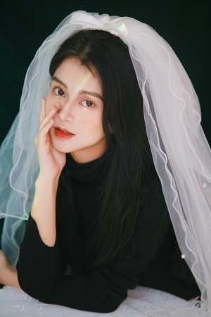 肖像写真-人像-婚纱-仿胶片-仙女 图片素材