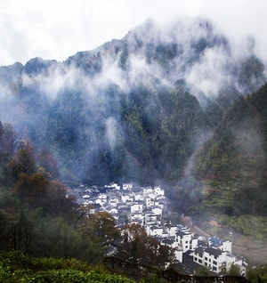 旅行-风光-风景-村落-村子 图片素材