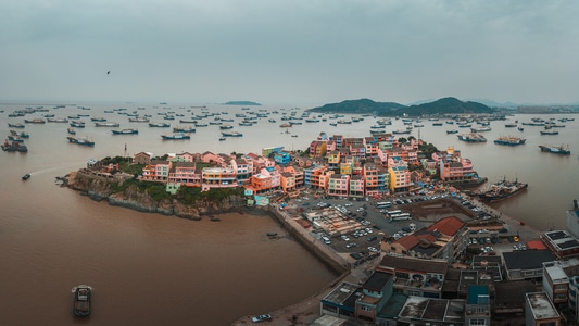 温岭石塘-渔村-中国五渔村-旅拍-建筑 图片素材