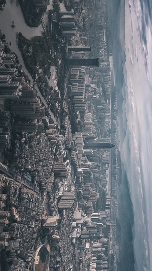 城市天际线-风光-城市风光-温州航拍-城市 图片素材