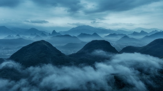 创意-水域-广西-风光-风景 图片素材