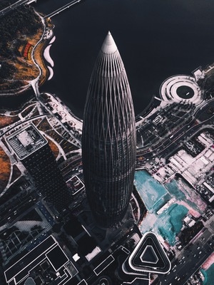 旅行-航拍-深圳-建筑-建筑 图片素材