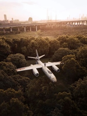 instagram-山-urbex-城市探险-飞机 图片素材