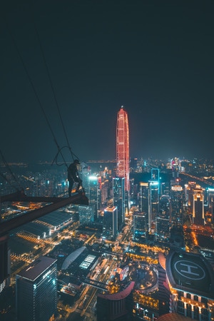 夜景-instagram-城市探险-urbex-建筑 图片素材