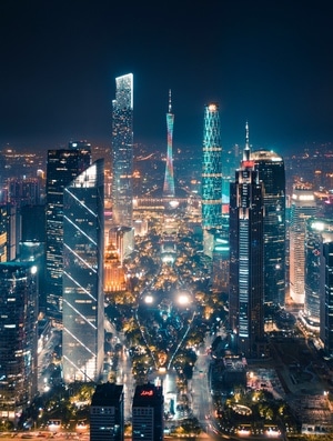 城市探险-urbex-instagram-广州-夜景 图片素材