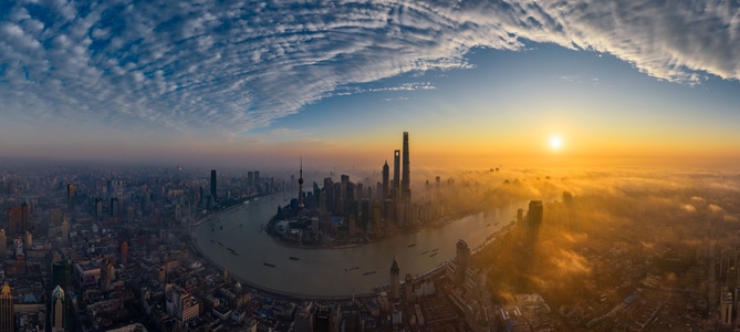 都市-三件套-浦东-环球金融中心-上海中心 图片素材