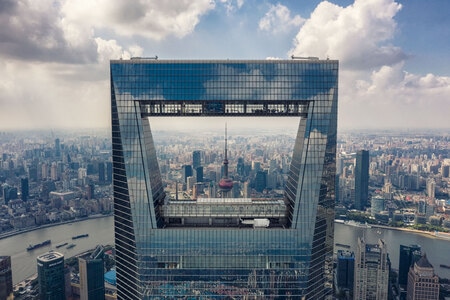 起瓶器-上海-陆家嘴-环球金融中心-东方明珠 图片素材