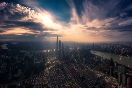 阳光-都市-三件套-浦东-金茂大厦 图片素材
