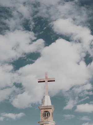 手机摄影-摄影-建筑-教堂-十字架 图片素材