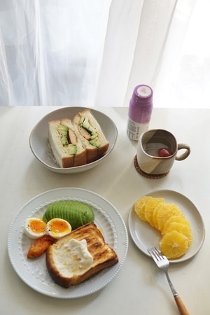 烘焙-面包-健康早餐-面包-美食 图片素材