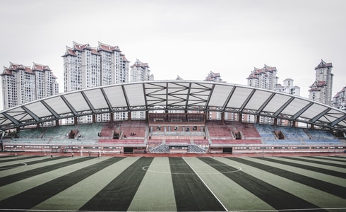 记录最美的校园-集大-风景-体育场-建筑 图片素材