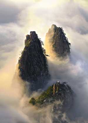 黄山、风光、-旅游-风景-山-山峰 图片素材