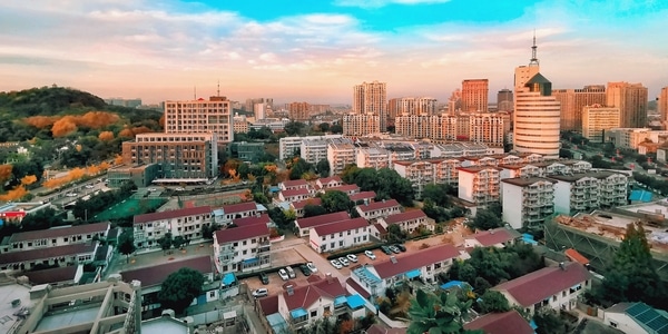 城市-夕照-清新-城市风光-城市 图片素材