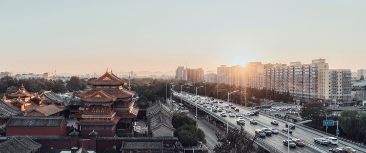 看你的城市-夕阳-北京-建筑-a7r2 图片素材