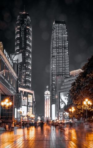 旅拍-旅行-山城夜色-重庆-城市 图片素材