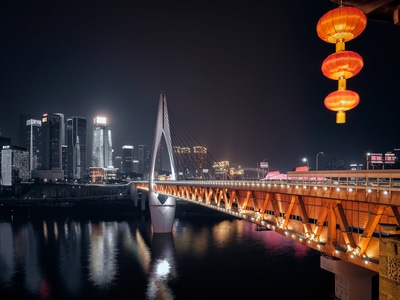 旅拍-旅行-山城夜色-重庆-城市风光 图片素材