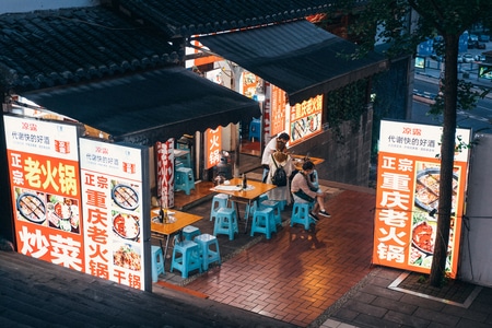 夏天-城市色彩-色彩-冷暖-重庆 图片素材