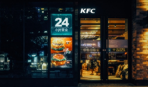 夜景-重庆-冷暖-色彩-扫街 图片素材