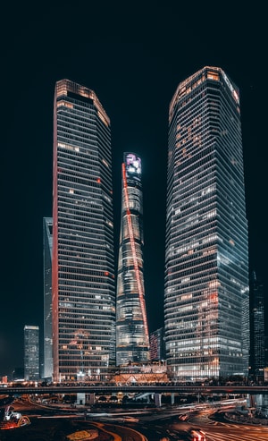风光-魔都-夜景-大厦-夜景 图片素材