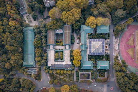 武汉-风光-武汉大学-风景-建筑 图片素材