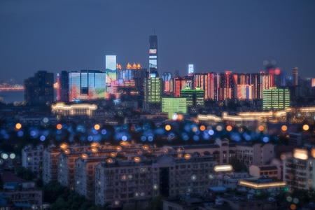 尘世烟火-风光-武汉-武汉加油-城市风光 图片素材