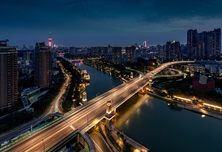 城市风景-环境-夜景-城市-建筑 图片素材