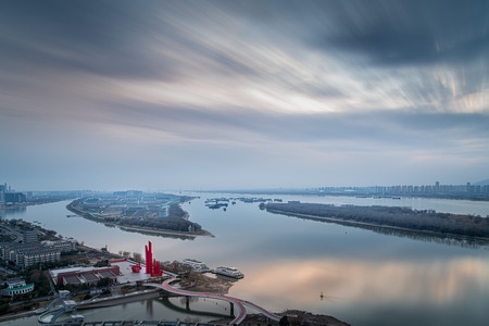 环境-自然-江边-宅家-风景 图片素材