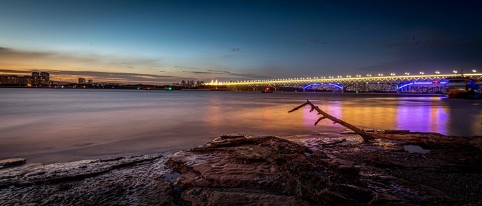环境-城市风景-江边-江-夜景 图片素材