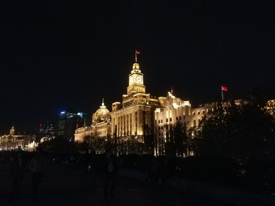 外滩-上海-珞寂朵-夜景-外滩 图片素材