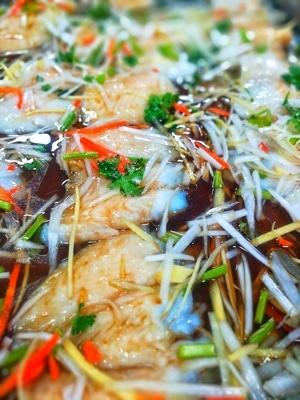 小品-随拍-深夜食堂-美食-油淋鳕鱼 图片素材