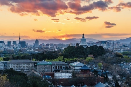 建筑-北京-夜景-夕阳-城市 图片素材