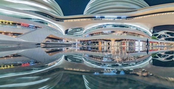 全景-建筑-夜景-北京-建筑 图片素材