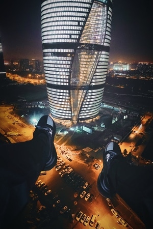 夜景-建筑-城市-长曝光-风光 图片素材