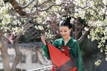 风光-人像-汉服-古风-美女 图片素材