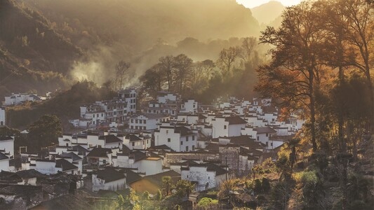 宅家-旅拍-风光-日落-江西 图片素材