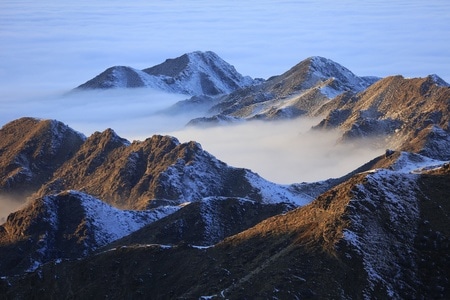 我的2019-光影-天山-山脉-风光 图片素材