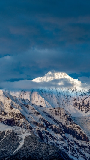 梅里雪山-卡瓦格博-国道-214-云南 图片素材