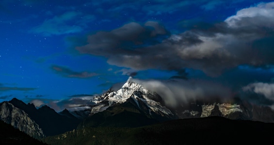 梅里雪山-缅茨姆-自然-风光-自然风光 图片素材