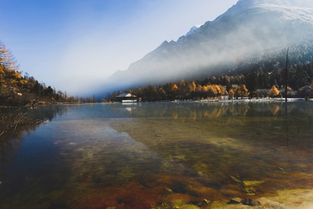 川西-毕棚沟-你好秋天-风景-风光 图片素材