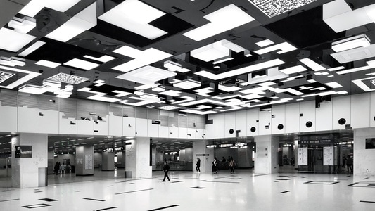 黑白-生活-武汉-城市-记录 图片素材
