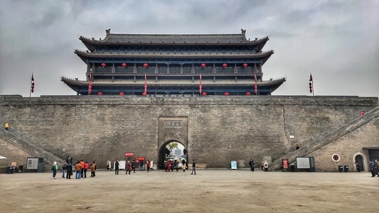我的2019-永宁门-城墙-历史-西安 图片素材