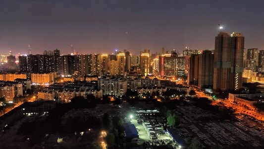 生活-记录-武汉-城市-灯火 图片素材