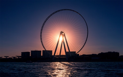 旅行-迪拜-旅游-城市-摩天轮 图片素材