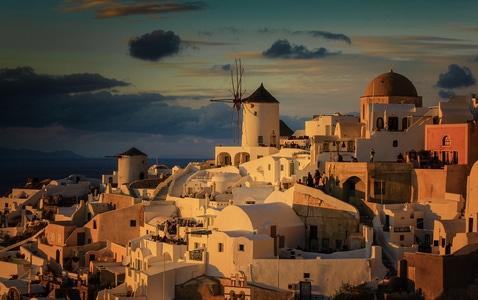 旅行-风光-建筑-爱琴海-希腊 图片素材