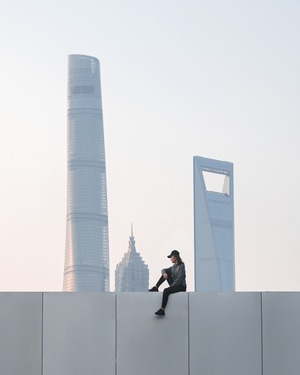 上海-魔都-爬楼-城市-风光 图片素材